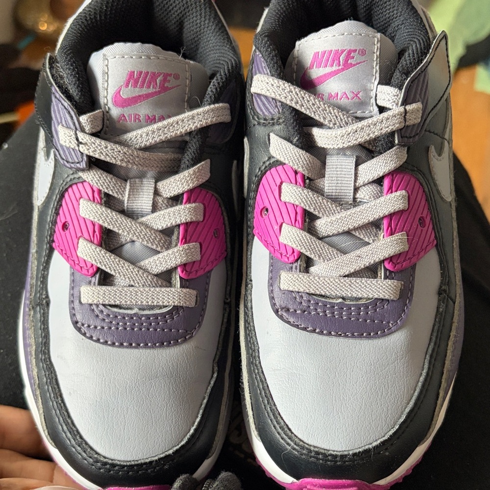 Nike Kids Air Max Sneakers - Gray and Pink excellent condition